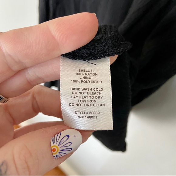 Monteau Black Summer Dress - Picture 6 of 6